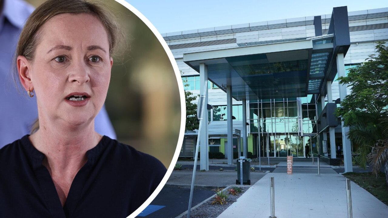 Health Minister Yvette D'Ath and the beleaguered Mackay Base Hospital.