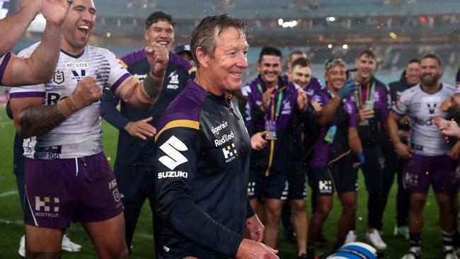 Storm coach Craig Bellamy has been the cornerstone of the club’s success. Picture: Getty Images