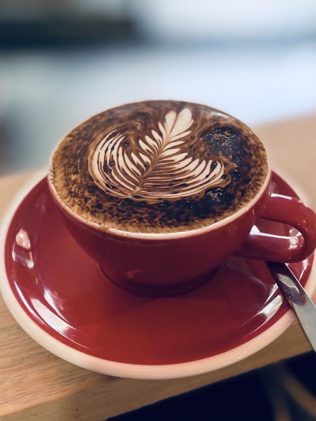 Enjoy a cappuccino at Queenside Cafe. Picture: Supplied