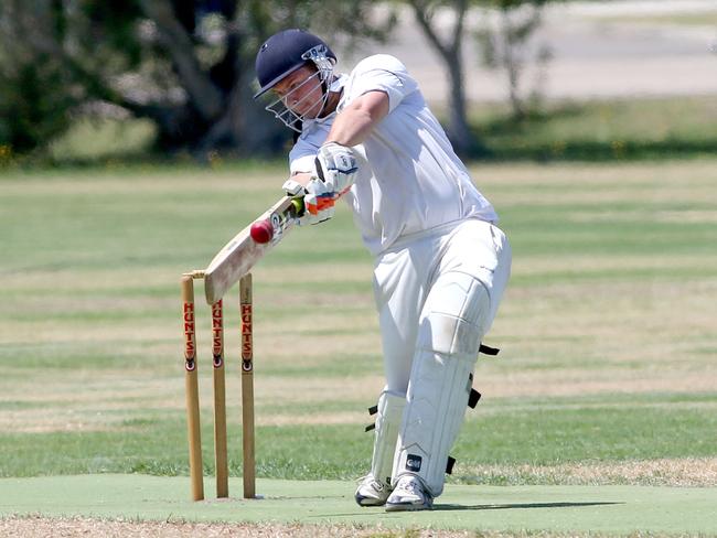 On the front foot for Manly Warringah Cricket Association. Picture: Damian Shaw