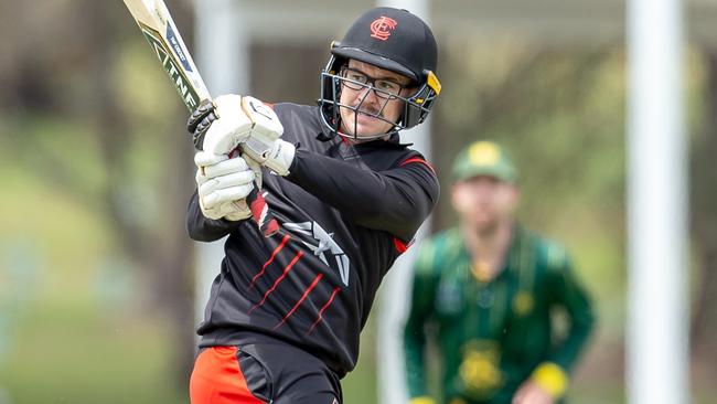 Aaron Ayre in action for Essendon. Picture: Arj Giese