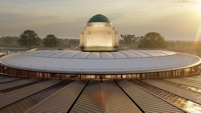 The original dome remains central to the design.