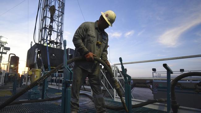 A Texas oil rig. Picture: Wall Street Journal