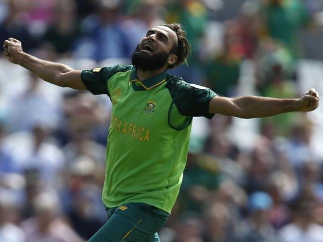 Imran Tahir dismissed Jonny Bairstow for a golden duck in his first over.