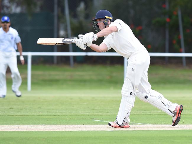 Dandenong District CA Turf 2 Grand Final: Dingley v Parkmore. Dingley batsman Luke Spears. Picture: Josie Hayden