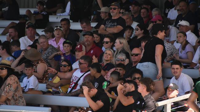 Meninga Cup semi-final action between the Redcliffe Dolphins and Wynnum-Manly Seagulls. Saturday April 15, 2023.