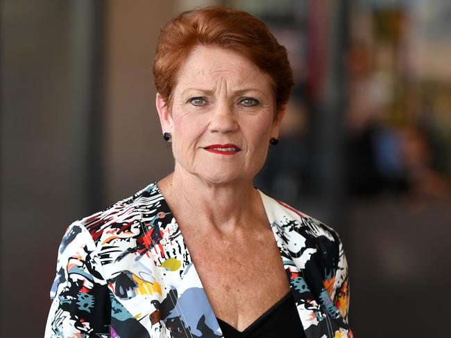 One Nation leader Pauline Hanson. Picture: AAP