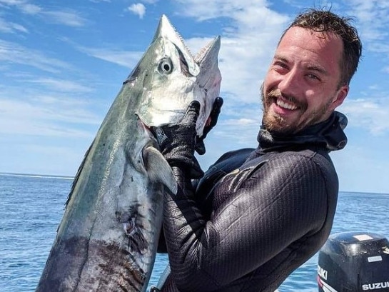 Experienced freee diver Didrik Hurum has been identified as the man missing off North Stradbroke Island.