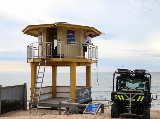 The incident unfolded near Shark Island, just off Cronulla Beach. Picture: Newswire/ Gaye Gerard