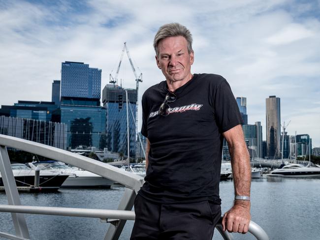 Sam Newman says he is sweating on his next contract at Channel 9 just yet. Picture: Jake Nowakowski