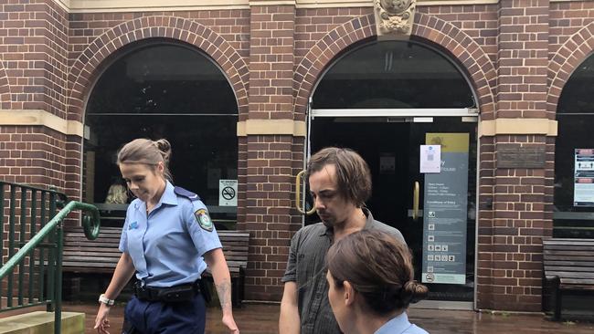 Mark Edward Attalla outside Manly Court House in May 2021. Picture: Jim O'Rourke