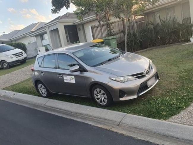 A Moreton Bay Regional Council worker has been snapped parking illegally. Picture: Facebook