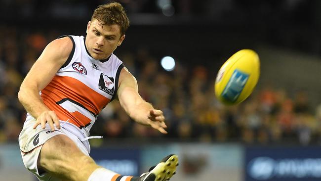 Heath Shaw hasn’t been at his best but still provides plenty for GWS. Picture: AAP