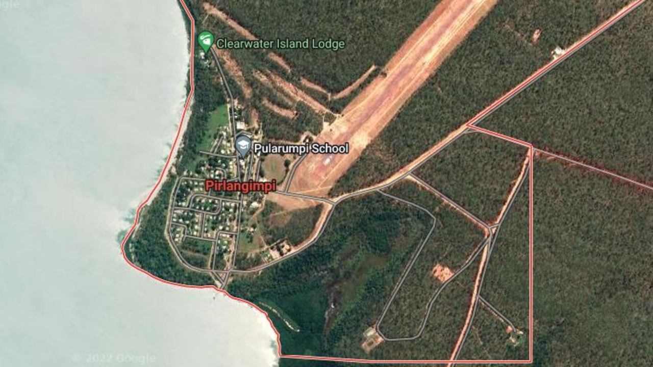 Locals in Pirlangimpi rallied around the family after NT Police moved to transfer them. Picture: Google Maps