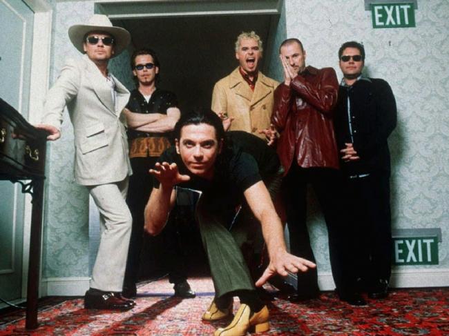 Farriss (far left) with INXS in 1997.