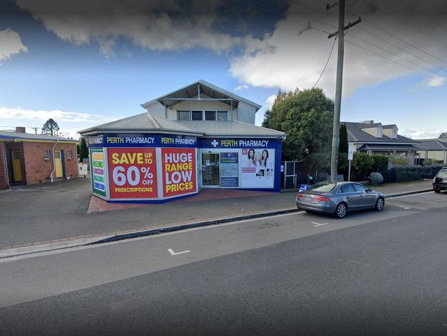 The healthSAVE pharmacy in Perth, Tasmania. Former pharmacist Paul Schild has been disqualified after dispensing drugs of dependence while drunk. Picture: Google Maps