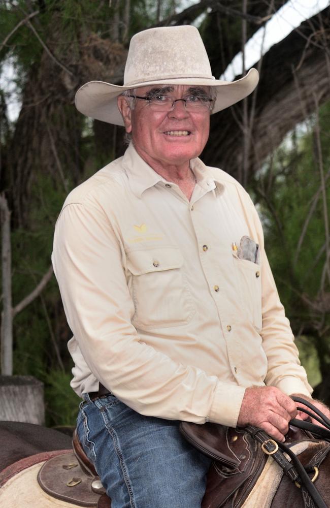 Peter and Jane Hughes on Tierawoomba Station in central Queensland. The Hughes family has built one of the largest privately owned Wagyu beef herds in the world.