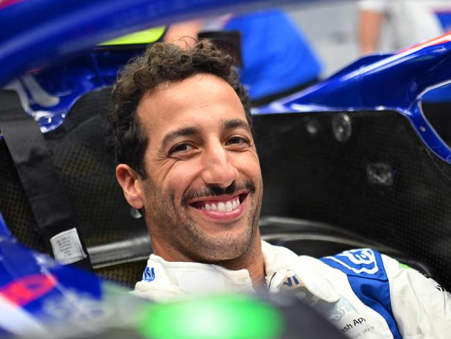 MONTREAL, QUEBEC - JUNE 06: Daniel Ricciardo of Australia and Visa Cash App RB has a seat fitting in the garage during previews ahead of the F1 Grand Prix of Canada at Circuit Gilles Villeneuve on June 06, 2024 in Montreal, Quebec.   Rudy Carezzevoli/Getty Images/AFP (Photo by Rudy Carezzevoli / GETTY IMAGES NORTH AMERICA / Getty Images via AFP)