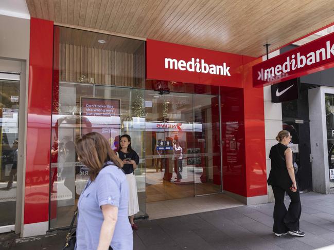 SYDNEY, AUSTRALIA - NewsWire Photos OCTOBER 26, 2022: Generic pictures of the MEDIBANK office on George Street today. Picture: NCA NewsWire / David Swift