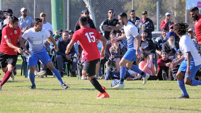 Kick off in the inaugural Harmet Shetra Memorial Shield