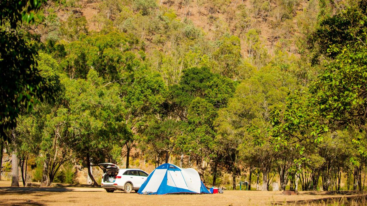 Emu Creek camping area. Picture: Anna Osetroff/Queensland government