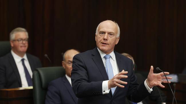 Minister Eric Abetz. Tasmanian premier Jeremy Rockliff faces a no-confidence motion. Picture: Nikki Davis-Jones