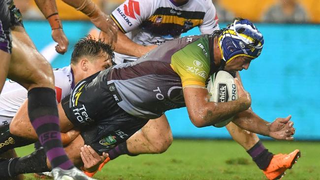 Johnathan Thurston starred in his own testimonial match at Suncorp Stadium