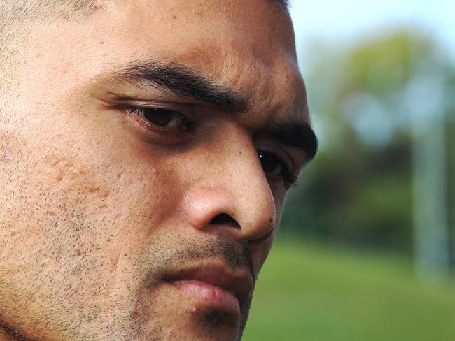 Karmichael Hunt returns to Reds training after cocaine drama. Photo Michael Ross