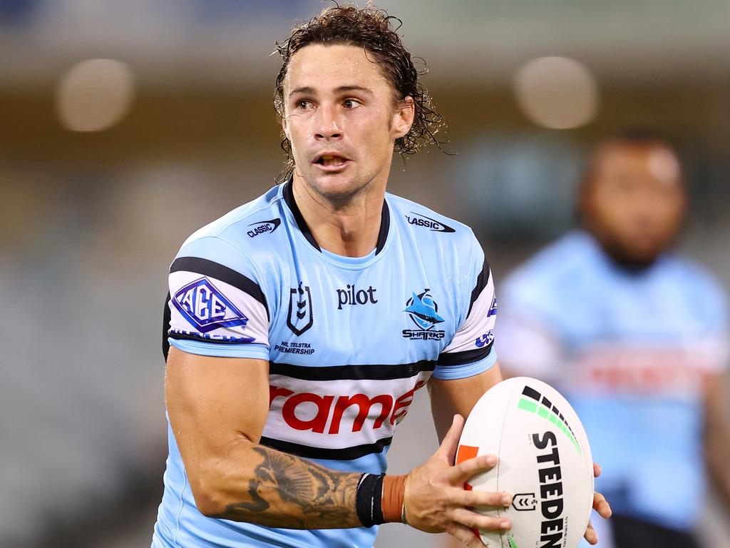 Nicho Hynes looked in fine touch for the Sharks. Picture: Getty Images