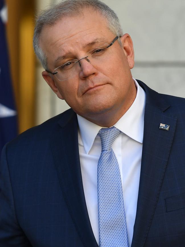 Prime Minister Scott Morrison says people would have found Senator Carr’s comment deeply offensive. Picture: Sam Mooy/Getty Images