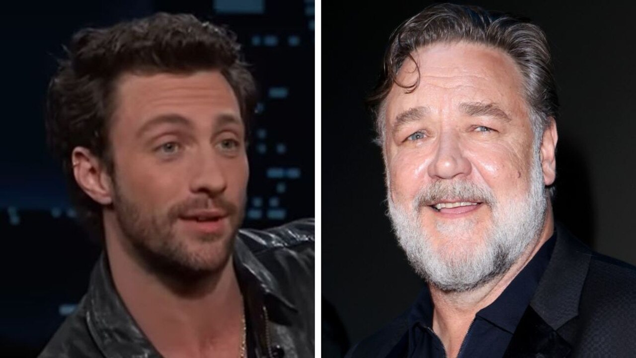 Aaron Taylor-Johnson reveals simple wrap gift he got from co-star Russell Crowe