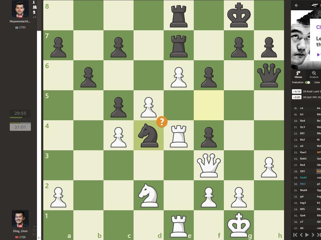 Game 3: 2023 World Chess Championship