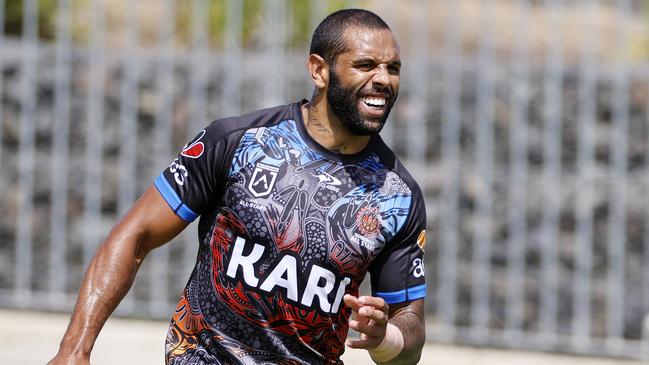 Josh Addo-Carr is proud of Brent Naden for turning his life around off the field. Picture: Tim Hunter