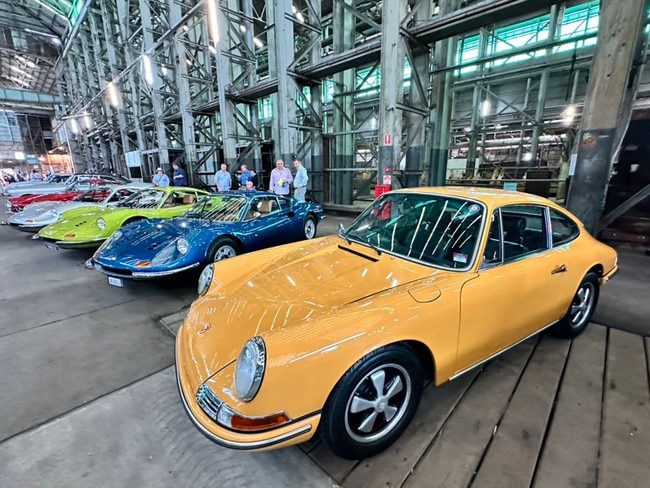 Some of the cars at the Concours d’Elegance on Cockatoo Island last weekend. For John Connolly's column