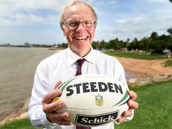 NRL chairman Peter Beattie has warned Sydneysiders to get on board with the stadium rebuilds or risk losing big sporting events to other states. Picture: Alix Sweeney