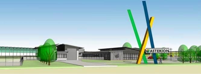 Plans and artists' impressions for Asterion's medicinal cannabis farm, outside Wellcamp Airport. Picture: Contributed