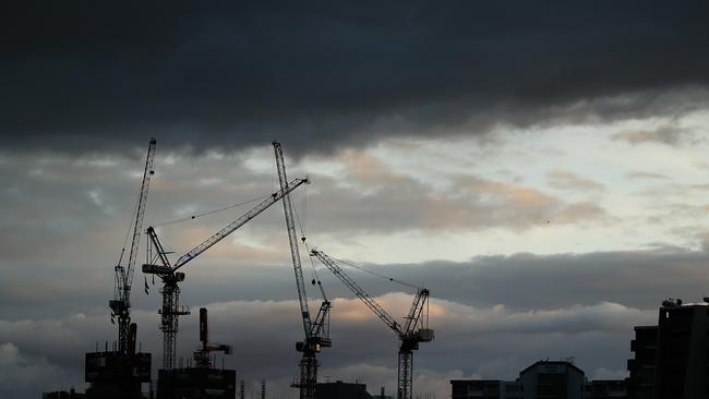 There’s plenty of development but little of it is affordable, with dark clouds casting a shadow over the sector as the city’s population increases. Picture; Glenn Campbell