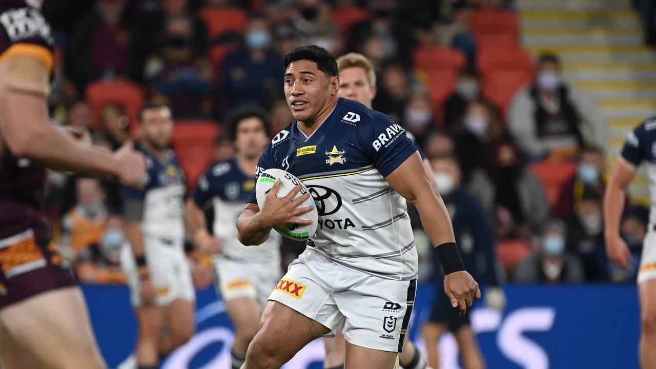 Taumalolo struggled with injury in 2021, suffering three broken wrists. Picture: NRL Images