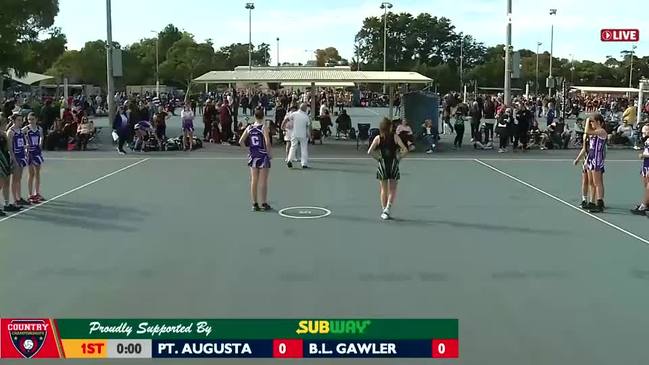 REPLAY: SA Country Netball Championships - Port Augusta vs Barossa, Light & Gawler (U15's Div1B) - Court 6