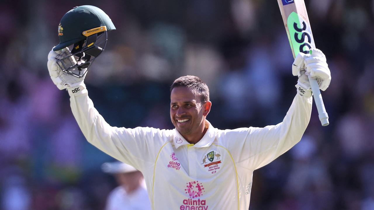 Usman Khawaja’s 2022 couldn’t have gotten off to a better start. (Photo by DAVID GRAY / AFP)