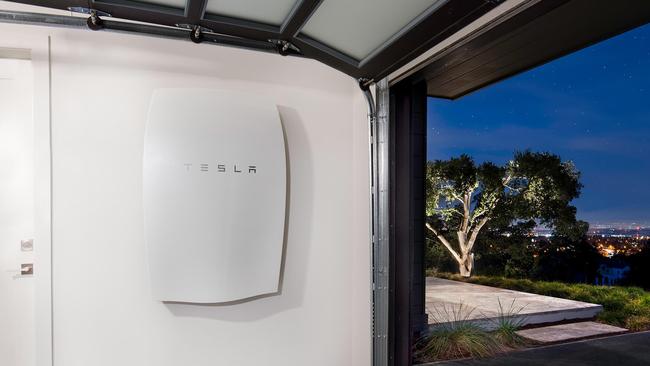 Tesla Powerwall home battery.