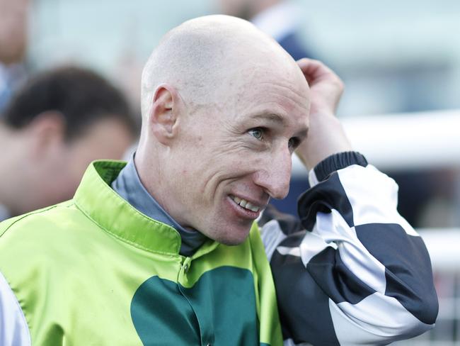 SYDNEY, AUSTRALIA - AUGUST 20: William Pike on Zougotcha returns to scale after winning race 9 the Darley Silver Shadow Stakes during Sydney Racing at Royal Randwick Racecourse on August 20, 2022 in Sydney, Australia. (Photo by Mark Evans/Getty Images)