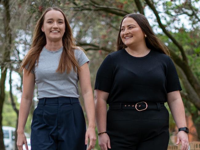 The Daily Telegraph Thursday 24 October 2024Rental Case Study - Saturday Telegraph - SarahSarah Danskin with her roommate Annika Debono. Sarah has purchased a property this year and now is rentvesting. Picture Thomas Lisson