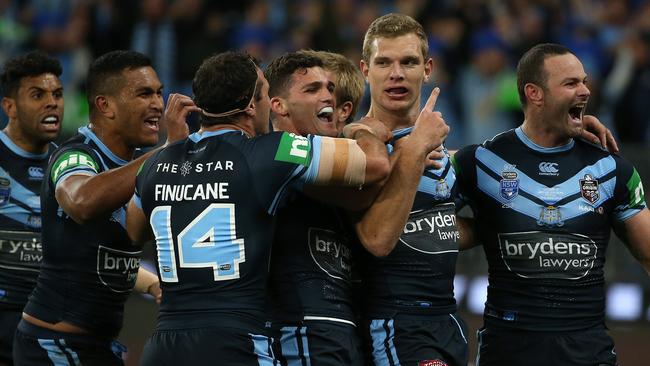 C’mon Blues, you’ve got this. Bring it home. Picture: Paul Kane/Getty Images