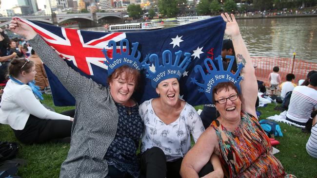 Leomie Watson, Frances Clancy, Monica Sheppard, all from Bacchus Marsh, Picture Yuri Kouzmin.