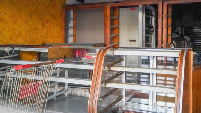 Brumby's Bakery along Sydney St in Mackay has been shut ever since flames erupted in an oven in the early hours. Picture: Heidi Petith