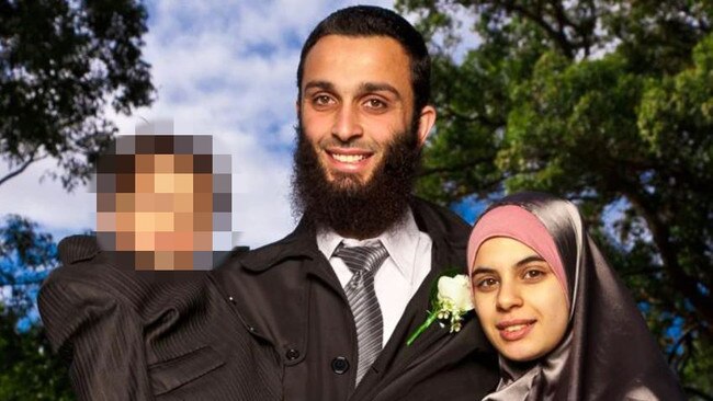 So-called “ISIS bride” Mariam Raad, pictured with husband Muhammad Zahab, who was repatriated to Australia from Syria last year, has been charged with entering an ISIS-controlled area, believed to be the Syrian city of Raqqa. Muhammad Zahab was killed in a targeted air strike in 2018. Picture: ABC