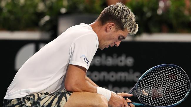 Thanasi Kokkinakis’ reign in Adelaide is over. (Photo by Sarah Reed/Getty Images)