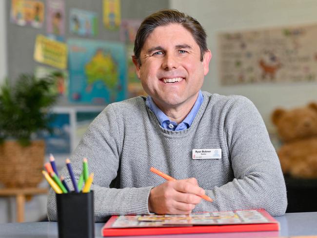 MAY 24, 2024: AUSTRALIA'S BEST TEACHERS CAMPAIGN - Hahndorf Primary School reception teacher Ryan Bubner has been nominated as one of Australia's Best Teachers. Picture: Brenton Edwards