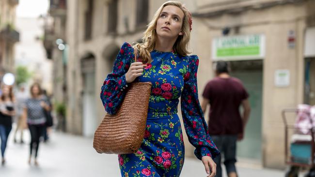 Jodie Comer in the TV series Killing Eve.